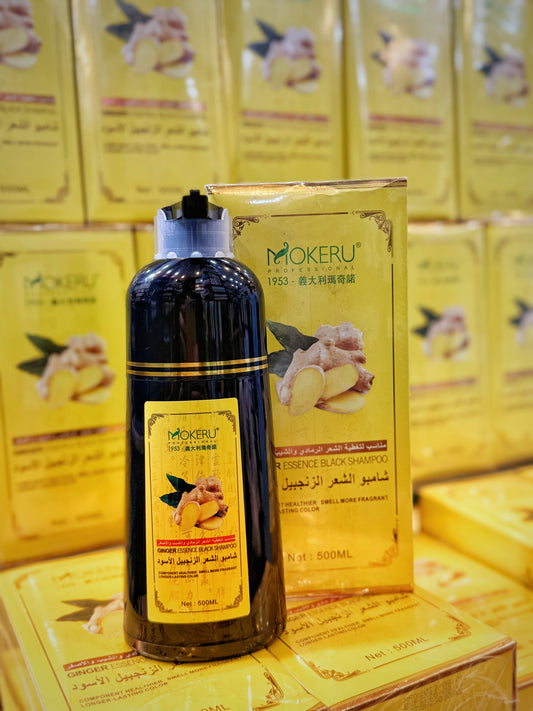Mokeru Ginger Hair Color Shampoo – Ammonia Free 500ml